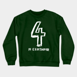 Number 4, Four in Irish Crewneck Sweatshirt